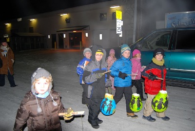Lantern Parade with students
