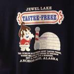 tastee freez logo ice cream cone outside of an igloo 