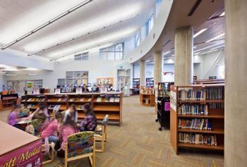 Clark Library Interior view.