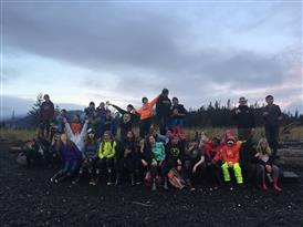 Group shot of students