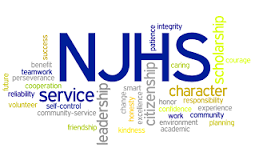 NJHS four pillars: citizenship, scholarship, leadership, and character
