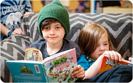  Two Kids Reading
