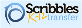  Shows the word Scribbles