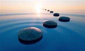 stones in water