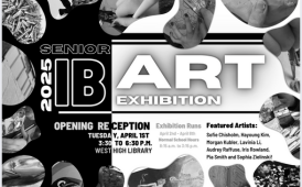  IB art show promotional flyer